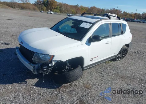 2016 Jeep Compass 75Th Anniversary из США, поврежденный, VIN 1C4NJDBB3GD798764